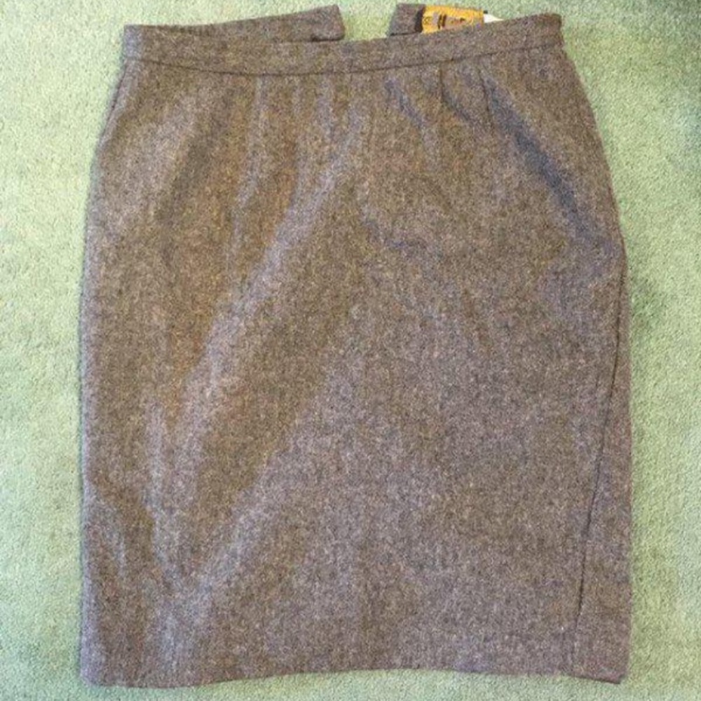 Vintage Wool Blend Skirt